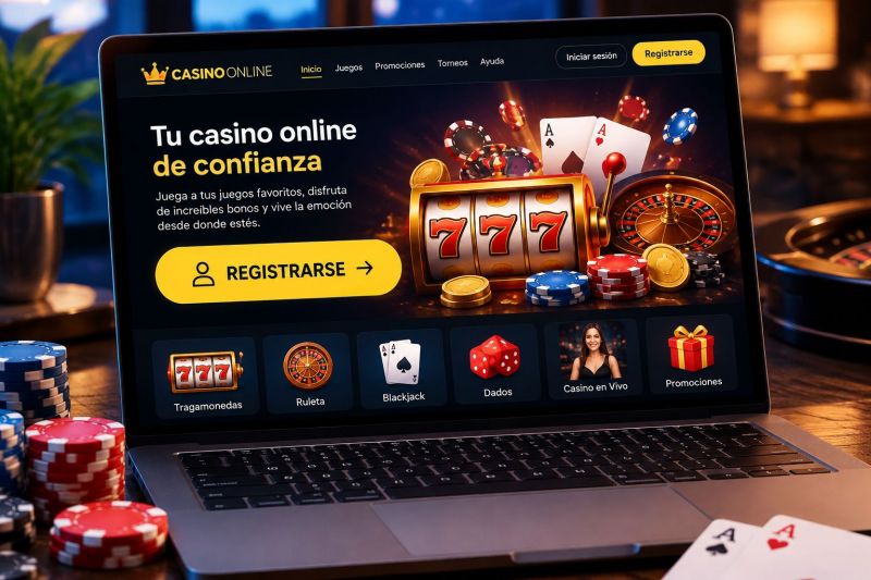 decoracion de casino con luces